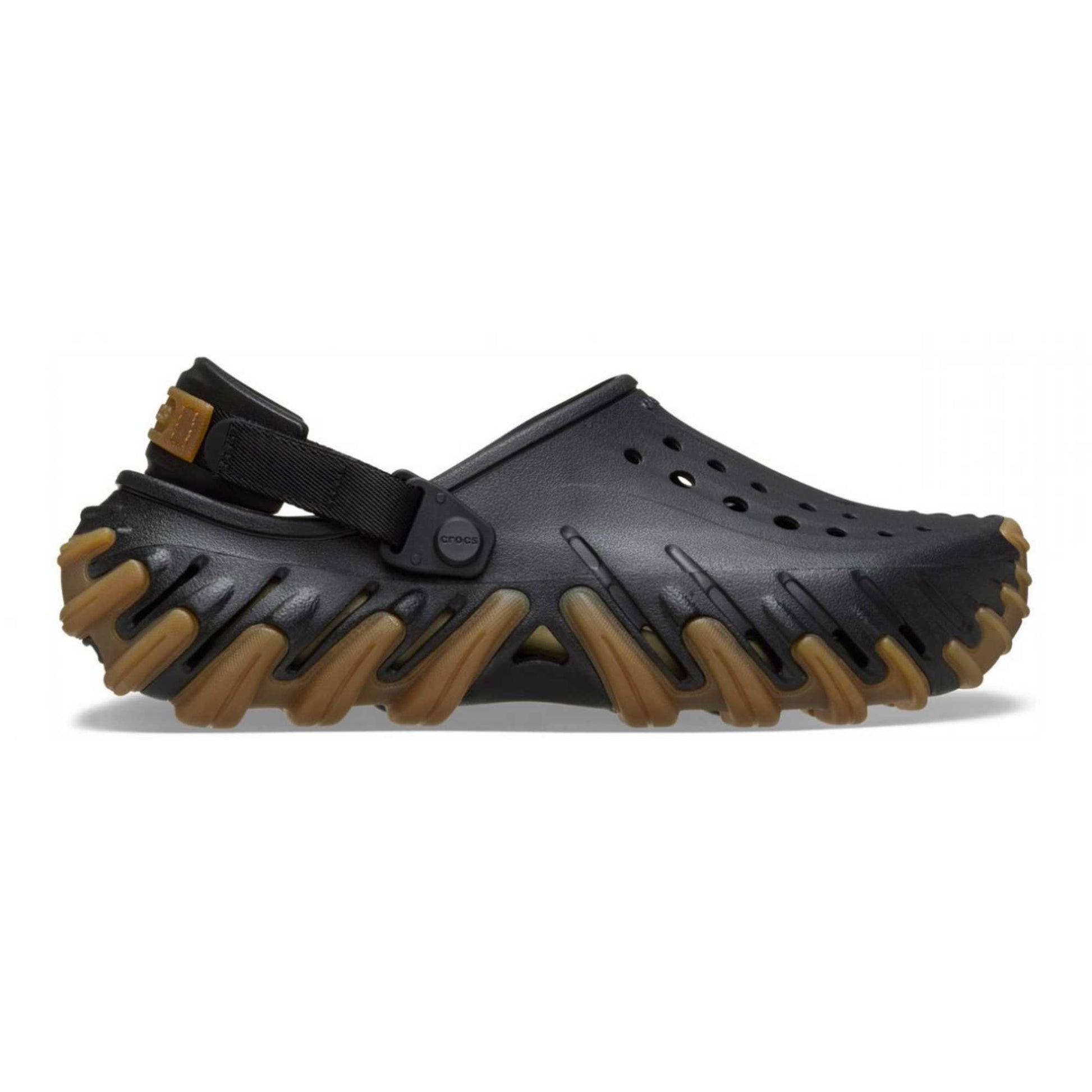 Crocs Echo Gum RO Clog 211675 uomo nero – sabot con suola in gomma