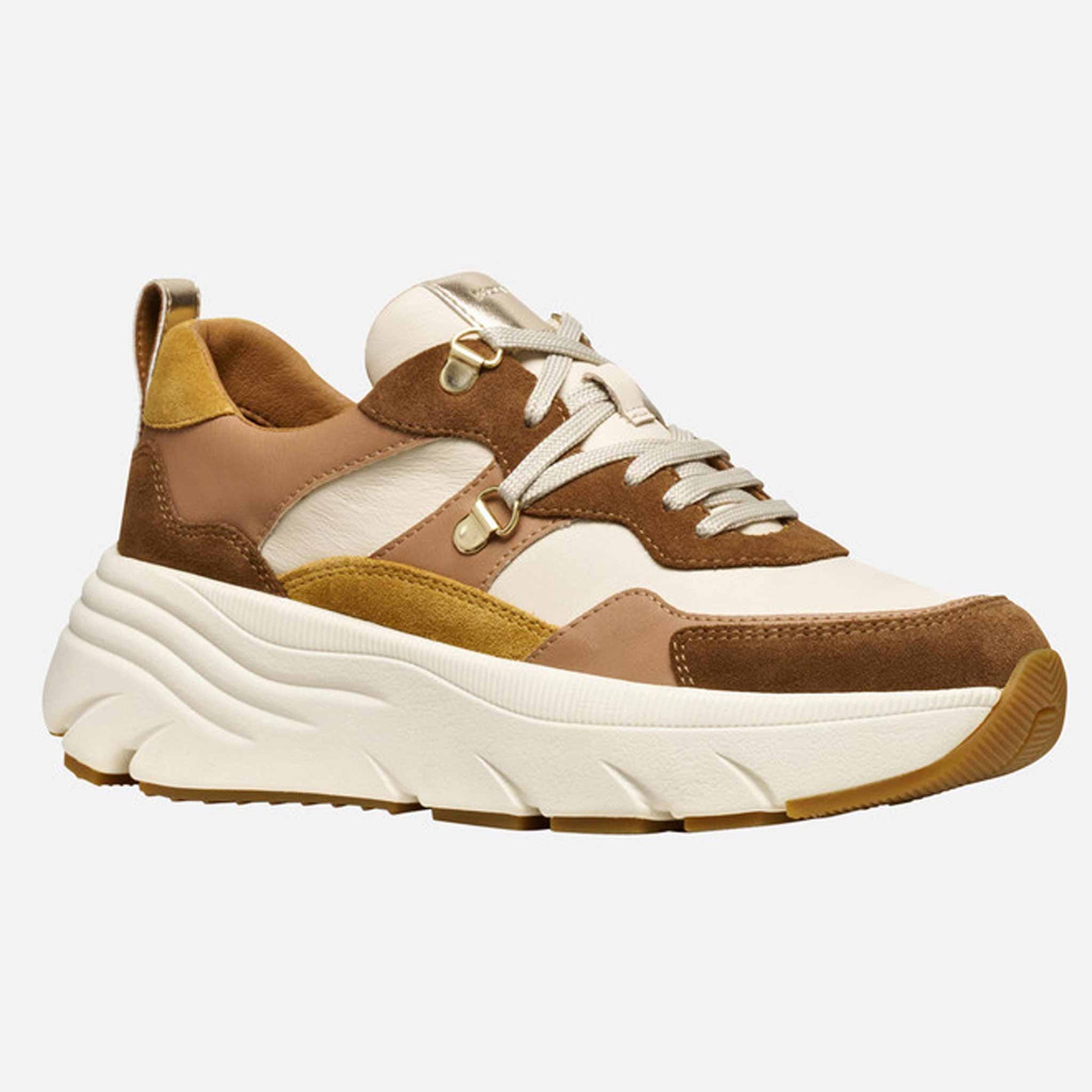 Sneakers GEOX "Diamanta" D36UFE beige