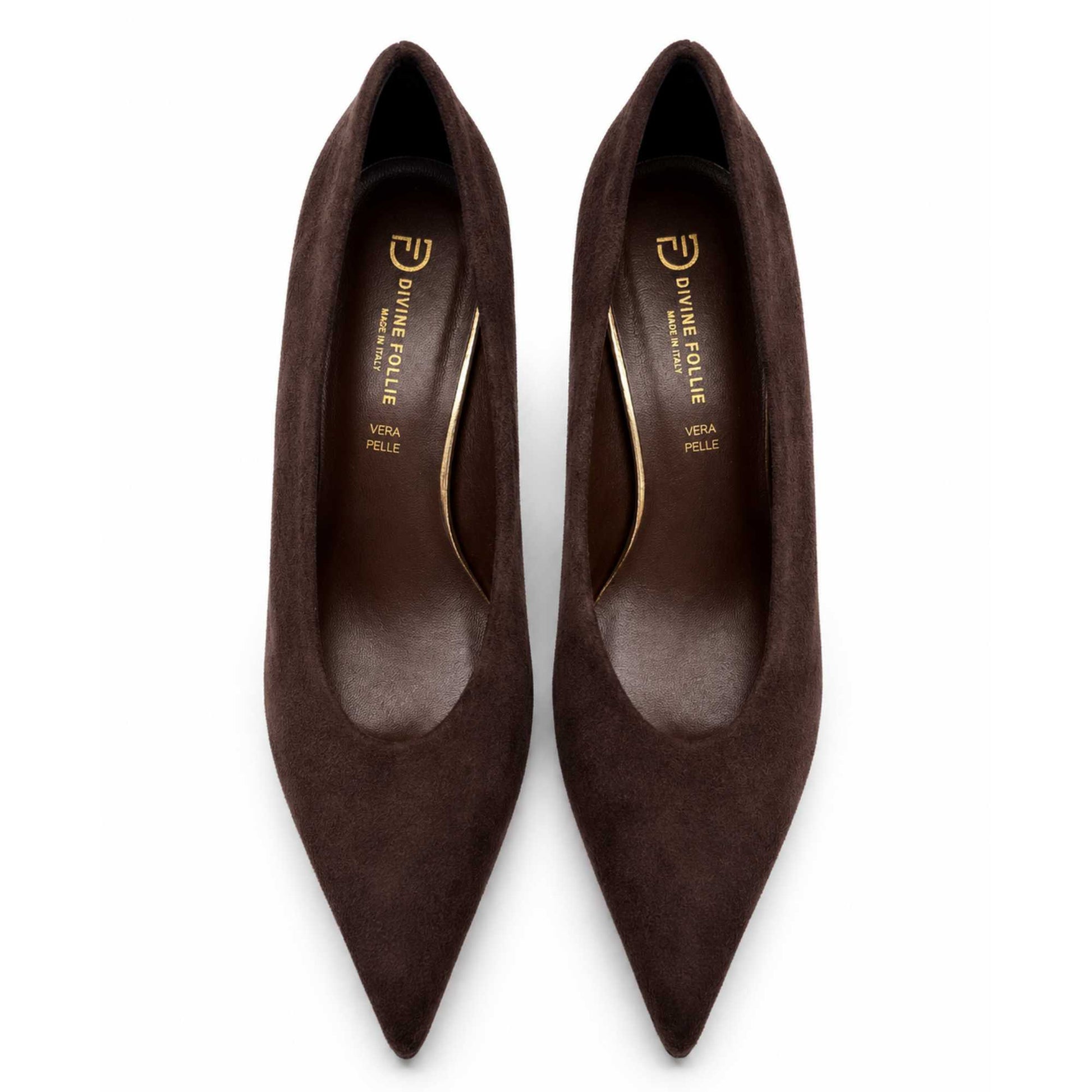 Décolleté Divine Follie P6049 Donna Marrone | Tacco 5,5 cm | Made in Italy