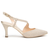 Décolleté NeroGiardini Donna Oro E607010-412 | Tacco Comodo 7,5 cm