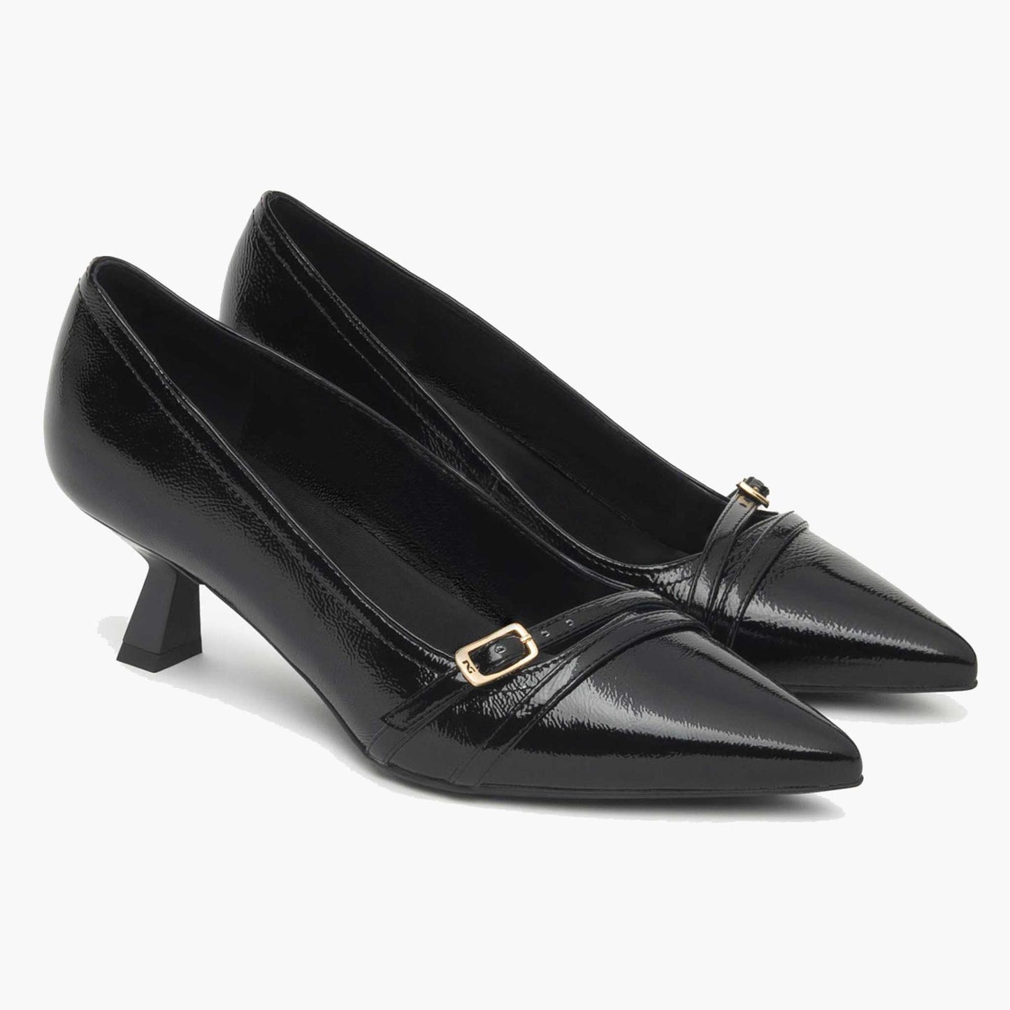 Décolleté NeroGiardini Donna I514431-100 in pelle nera | Tacco Alto eleganza e comfort
