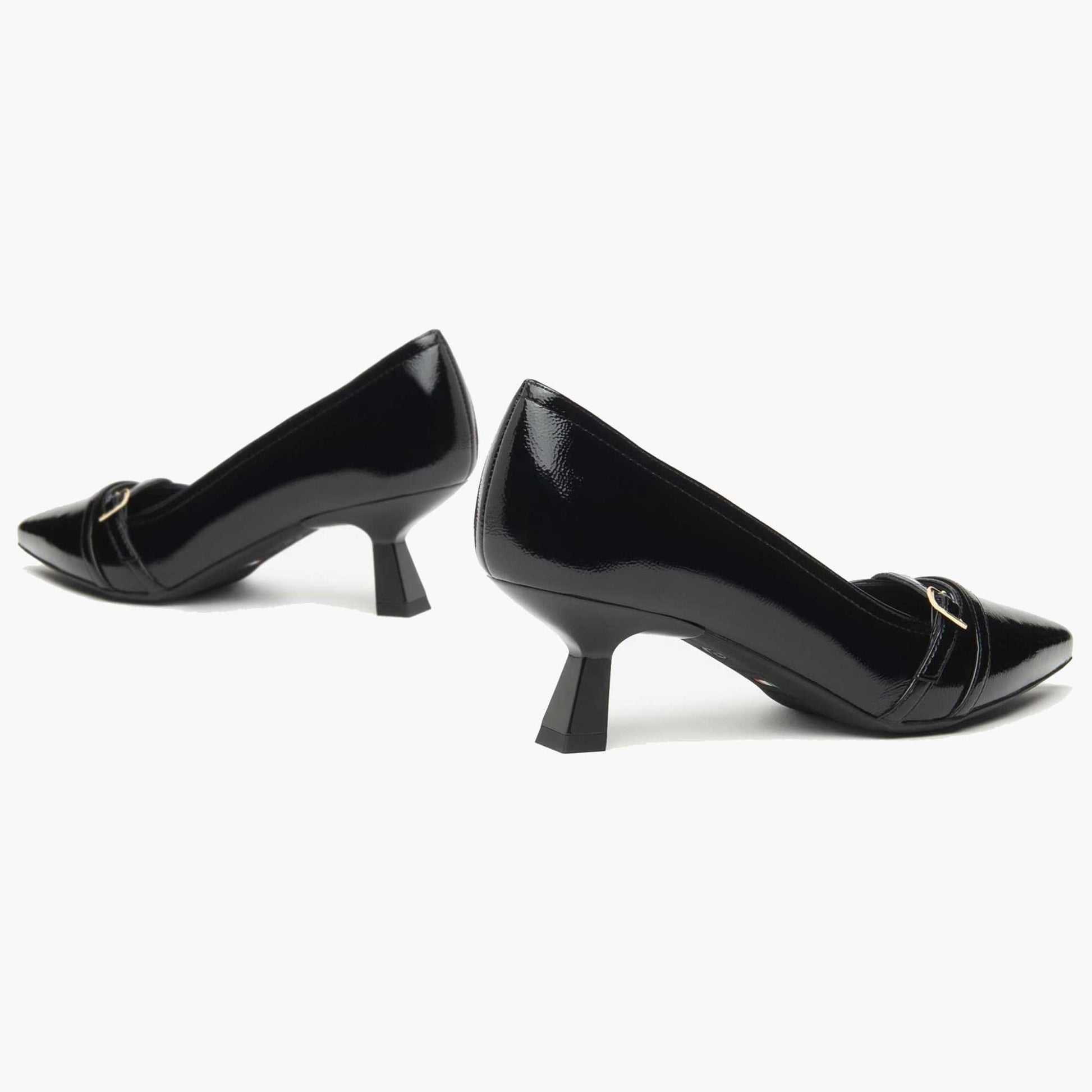 Décolleté NeroGiardini Donna I514431-100 in pelle nera | Tacco Alto eleganza e comfort