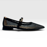 Ballerine Divine Follie 57-103048 Donna Rete Nero | Elegante e Comoda