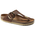 Sandali Gizeh Big Buckle Birkenstock 1018745 marrone cognac