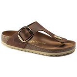 Sandali Gizeh Big Buckle Birkenstock 1018745 marrone cognac