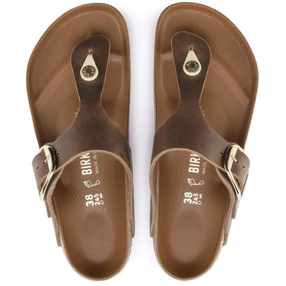 Sandali Gizeh Big Buckle Birkenstock 1018745 marrone cognac