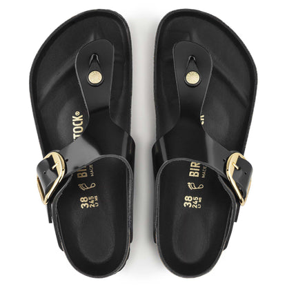 Sandali Gizeh Big Buckle Birkenstock 1021467 nero shine (36-40)
