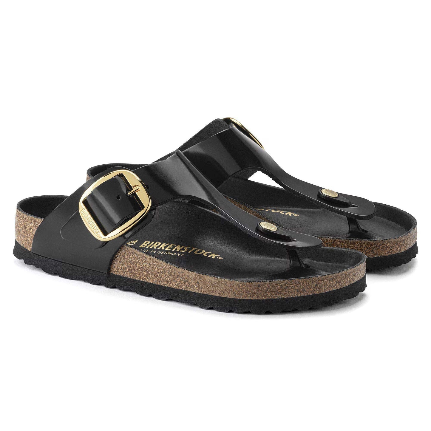 Sandali Gizeh Big Buckle Birkenstock 1021467 nero shine (36-40)
