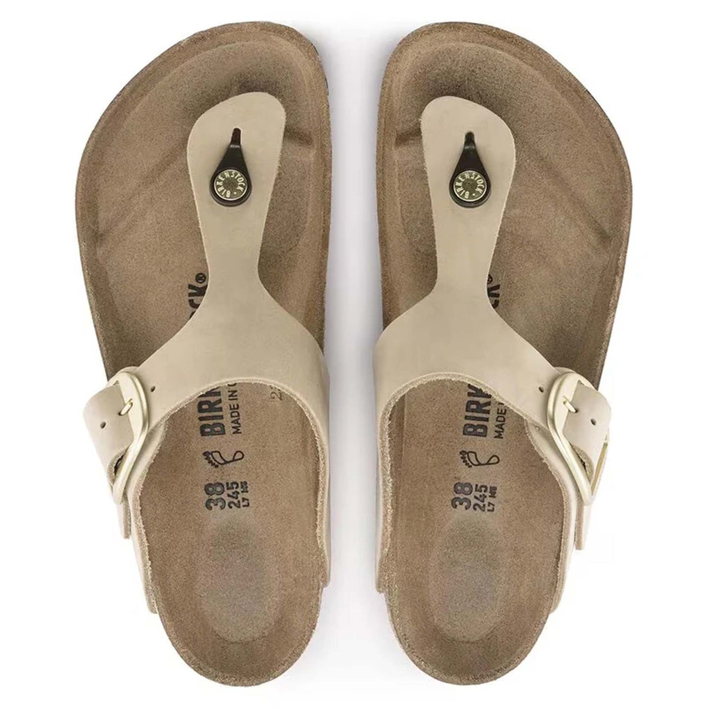 Sandali Gizeh Big Buckle Birkenstock 1023966 sandcastle