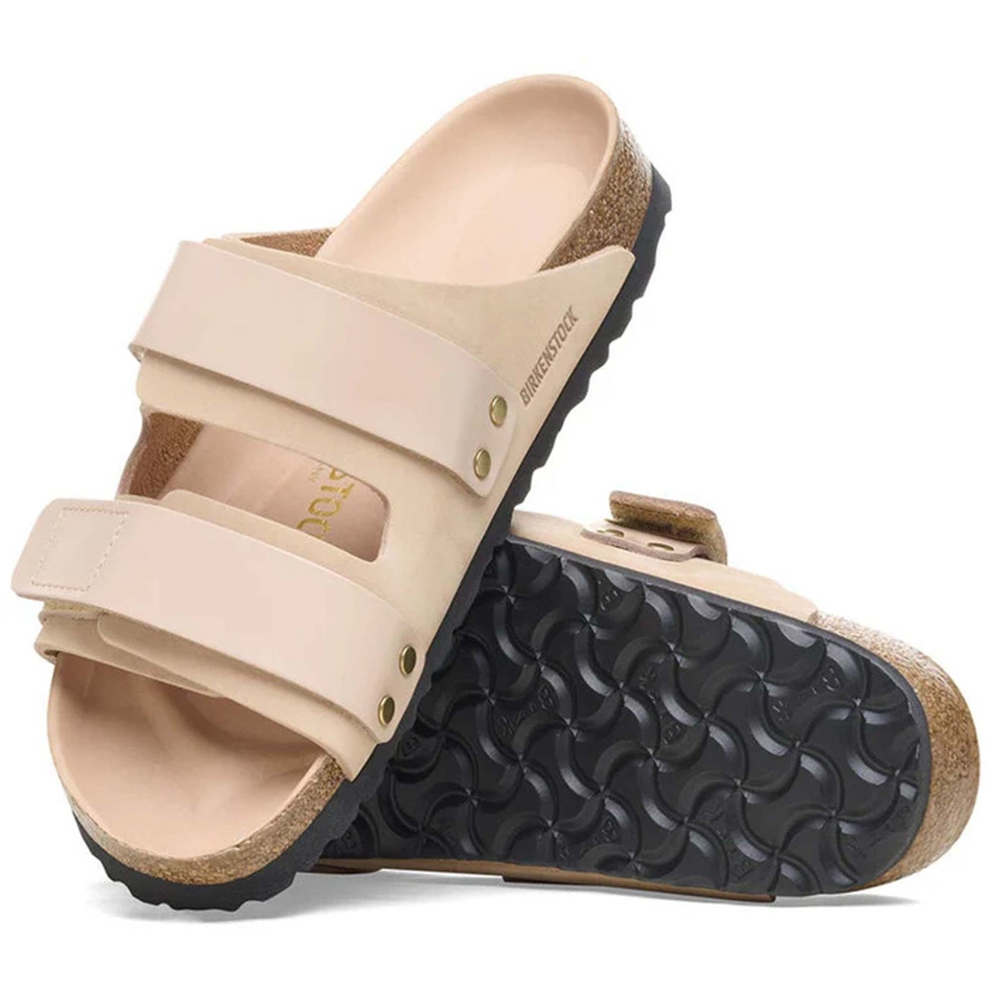 Sandali Birkenstock UJI 1026544 in pelle Beige