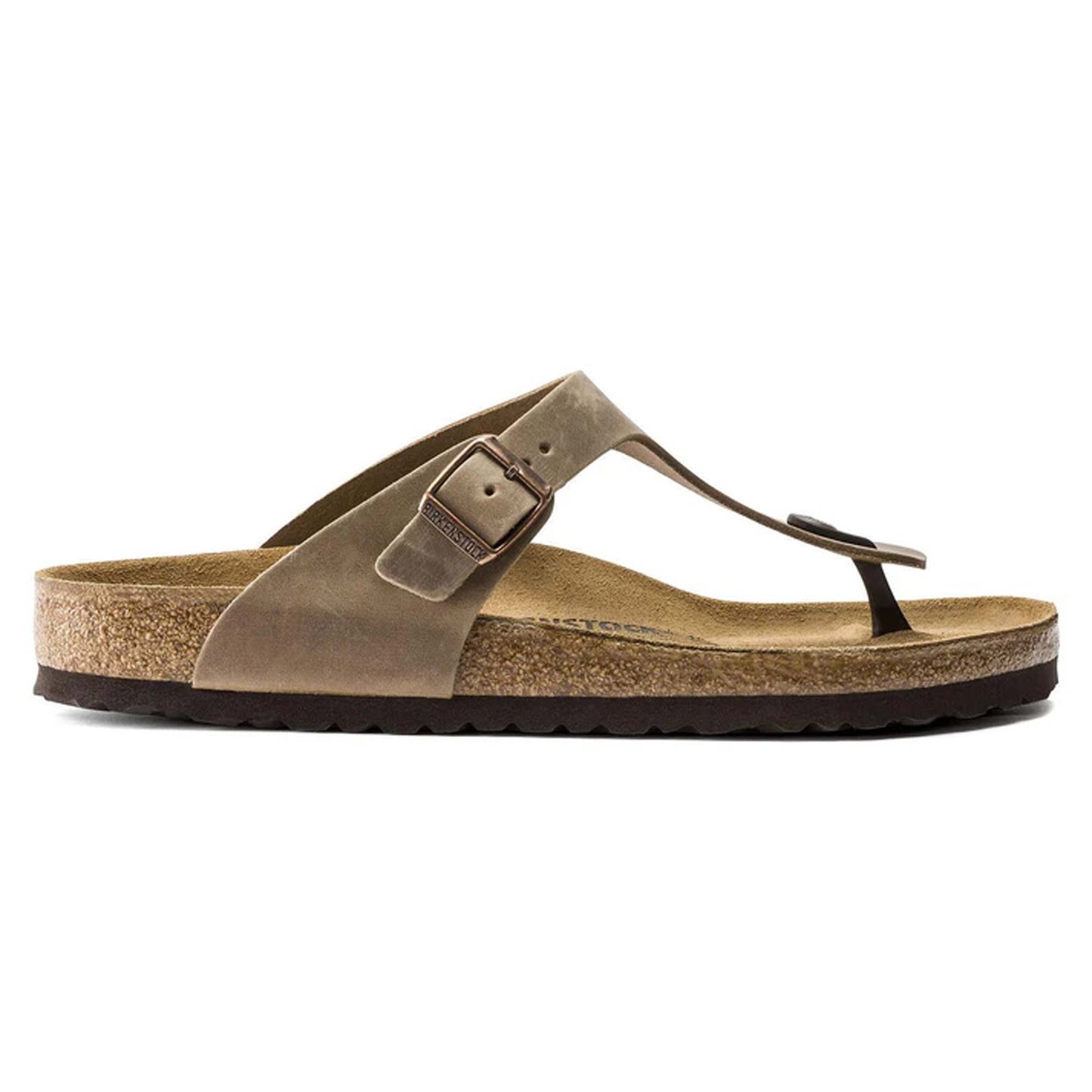 Sandali Birkenstock Gizeh Infradito in pelle oleata tabacco Unisex | Calzata Normale 943811 (35-41)