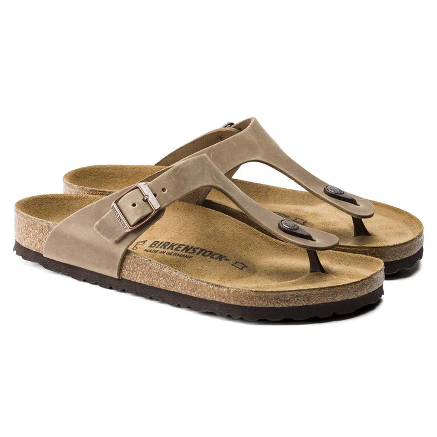 Sandali Birkenstock Gizeh Infradito in pelle oleata tabacco Unisex | Calzata Normale 943811 (35-41)