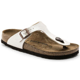 Sandali Birkenstock Gizeh Bianco Perlato Infradito donna | Calzata Normale 943871