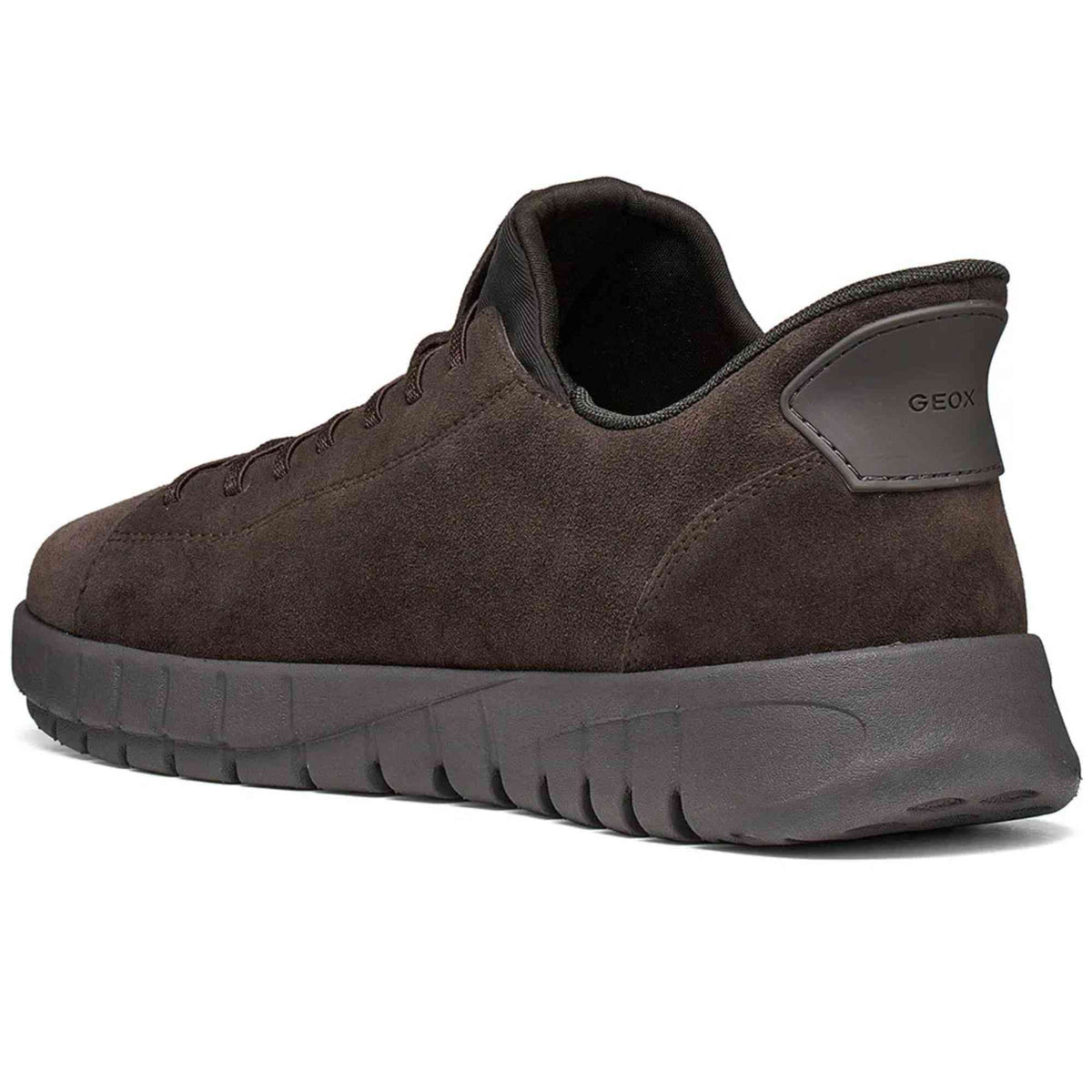Geox Flextride Plus uomo in camoscio marrone vista superiore
