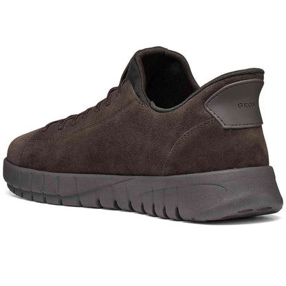 Geox Flextride Plus uomo in camoscio marrone vista superiore