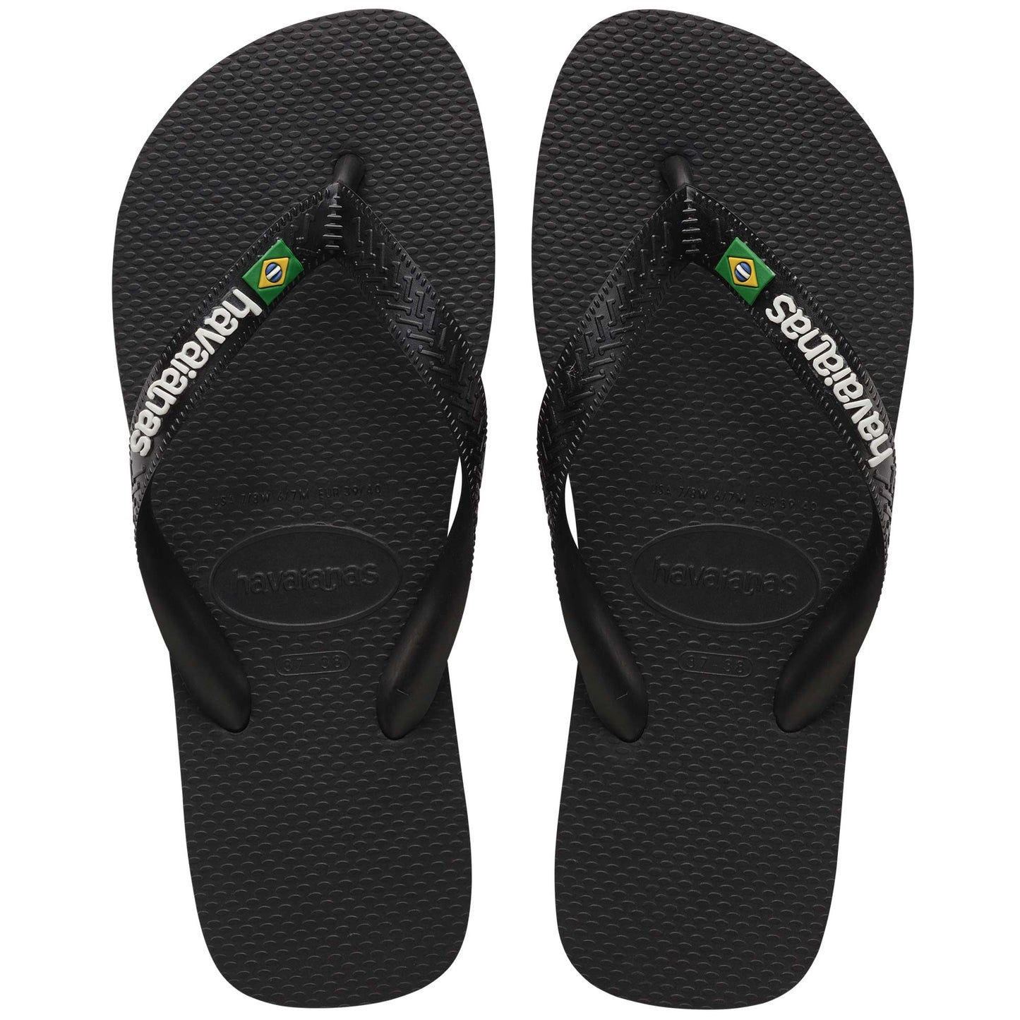 Havaianas Brasil Logo Nero | Sandali Infradito Uomo 4110850.1069
