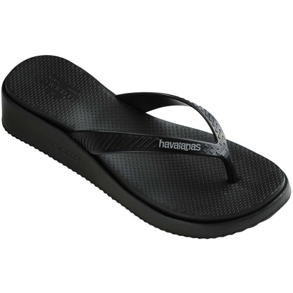 Havaianas High Platform Nero | Sandali Infradito Donna 4150150.0090