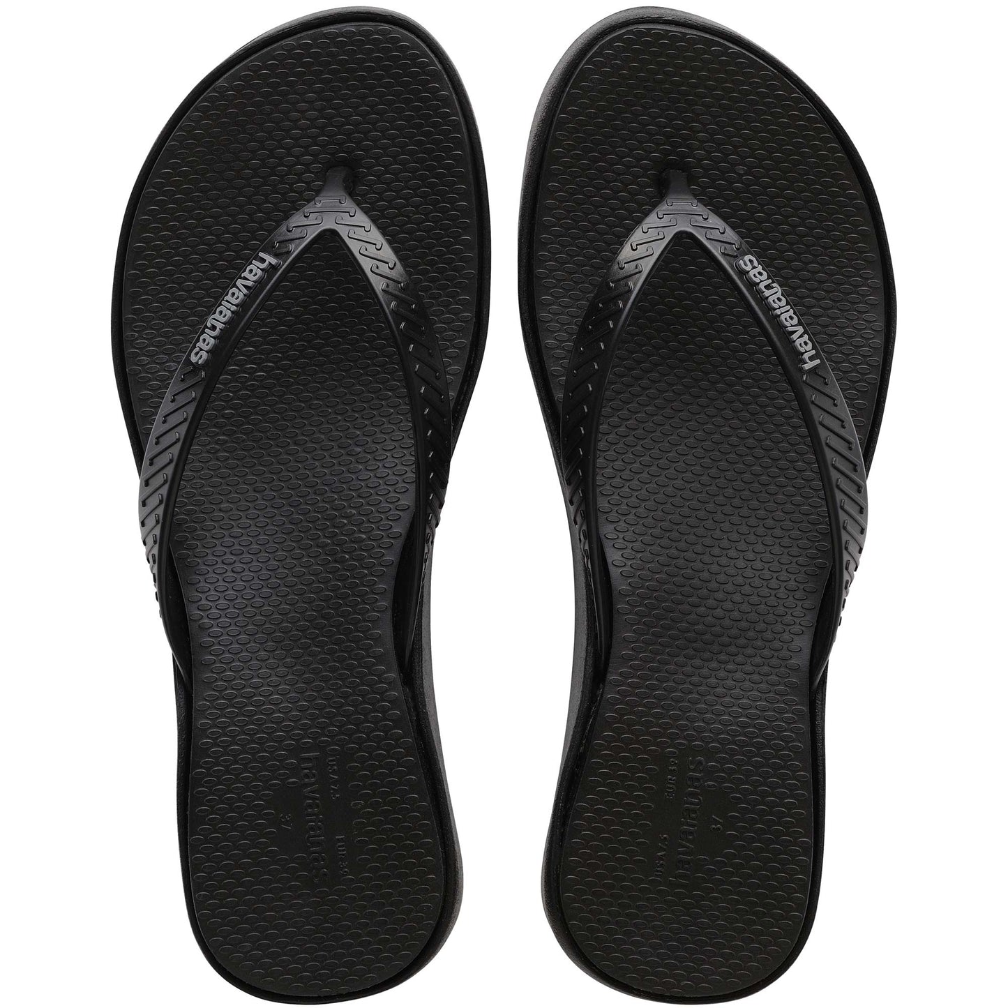 Havaianas High Platform Nero | Sandali Infradito Donna 4150150.0090