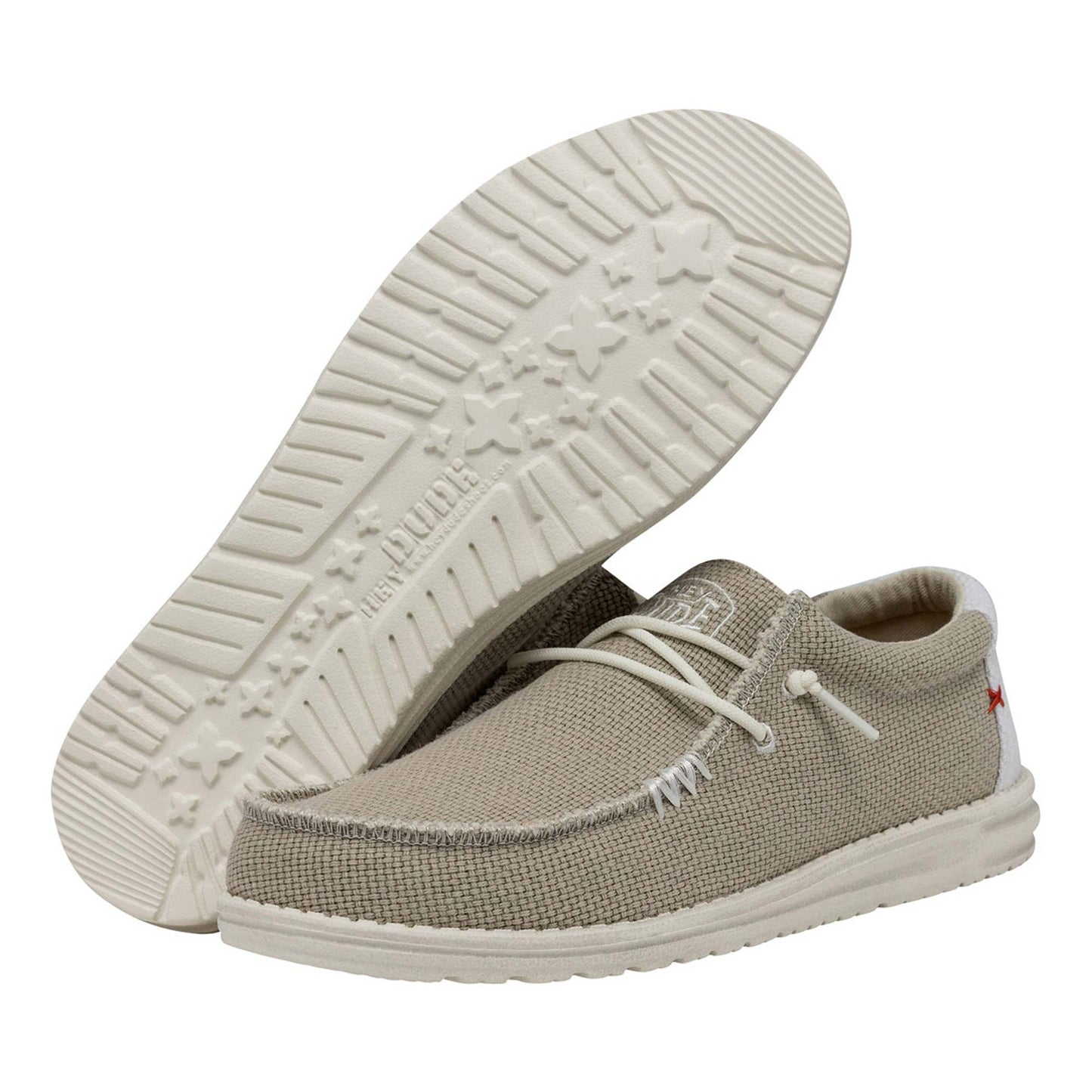 Scarpe Hey Dude Wally Braided Uomo 40003-1LB Grigio | Comode, leggere, slip-on