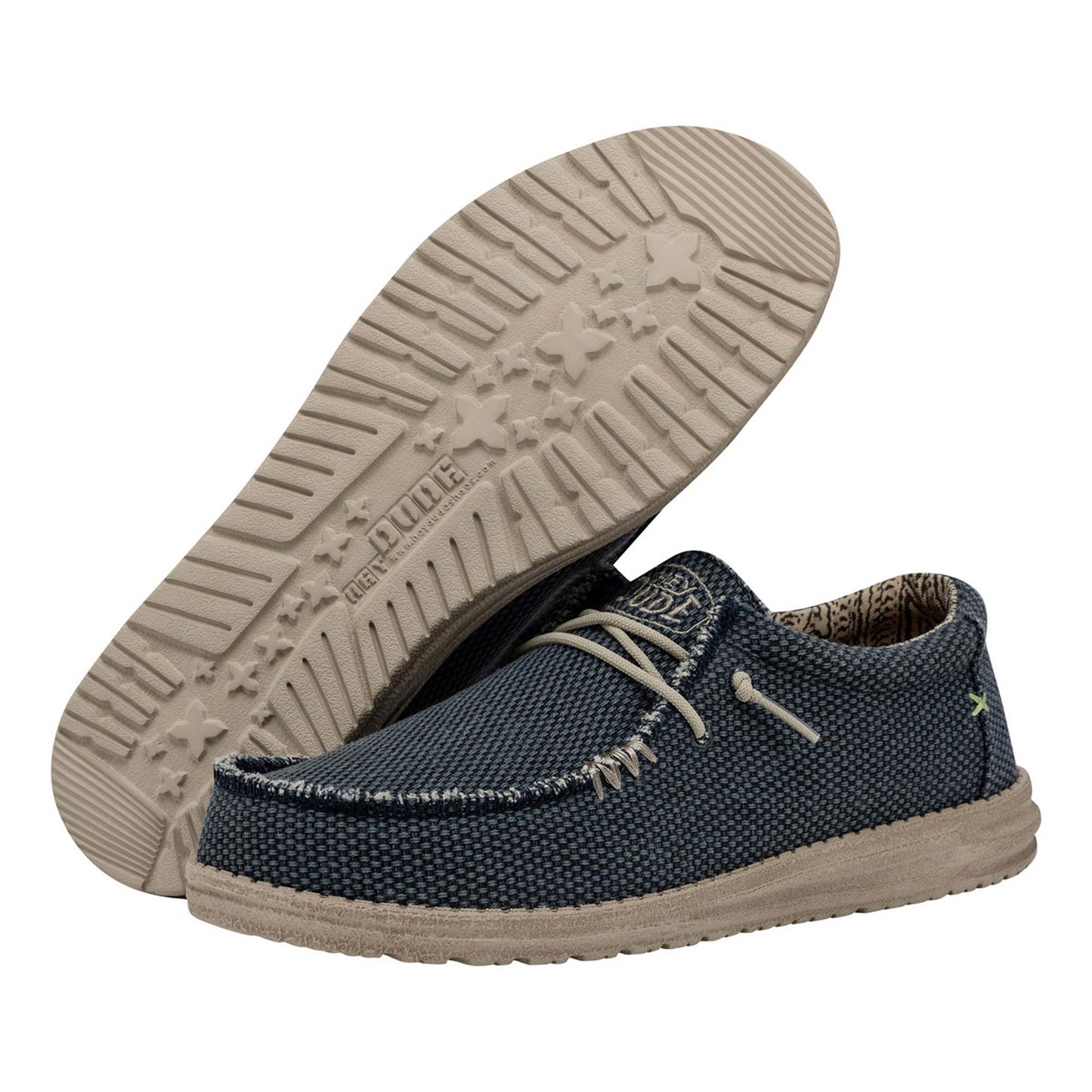Scarpe Hey Dude Wally Braided Uomo 40003-4NM Blu | Comode, leggere, slip-on