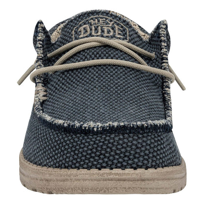 Scarpe Hey Dude Wally Braided Uomo 40003-4NM Blu | Comode, leggere, slip-on