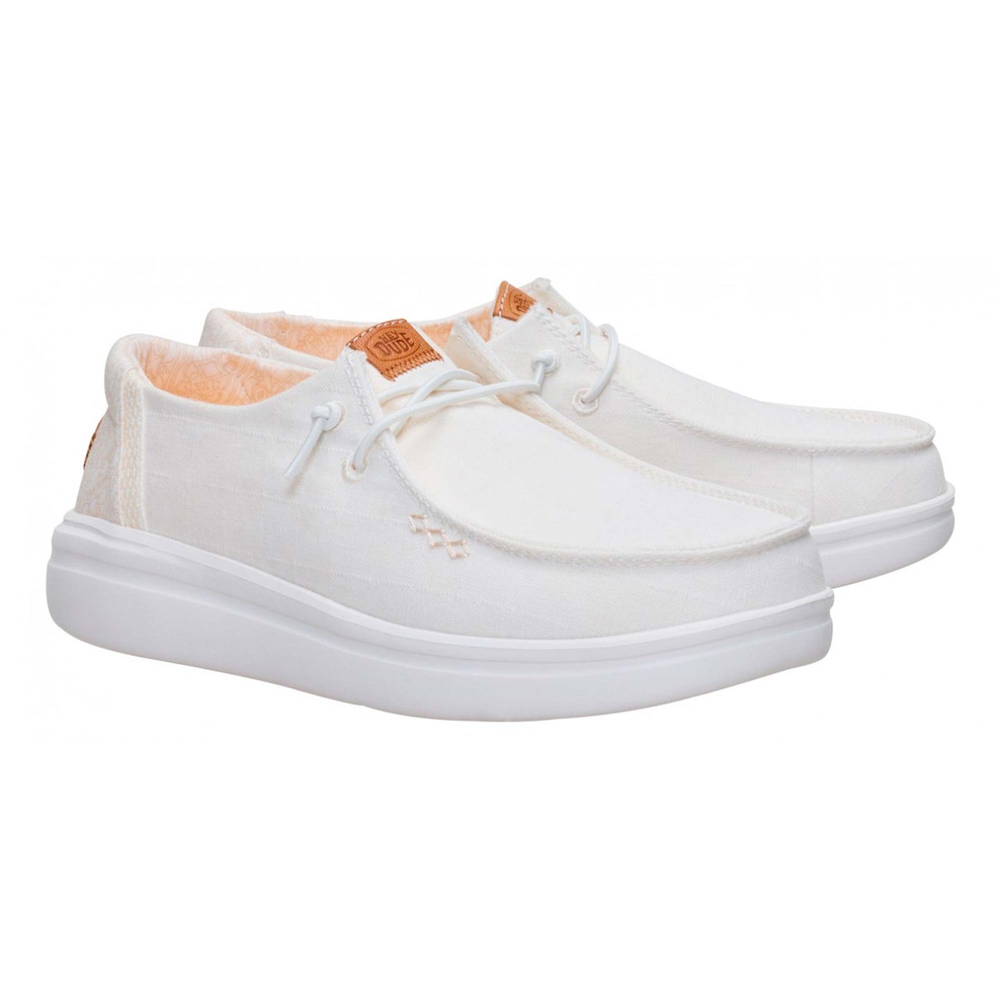 Scarpe Hey Dude Wendy Rise Chambray Grid donna 45274-1WQ | leggere, slip-on