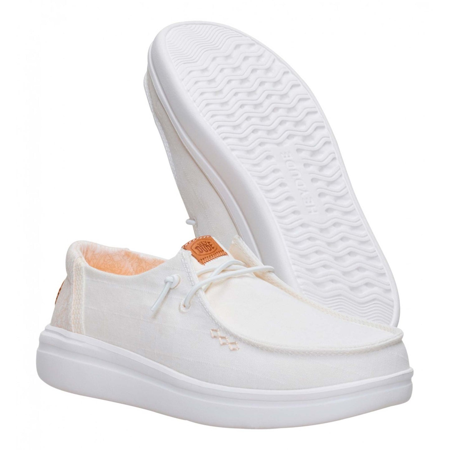 Scarpe Hey Dude Wendy Rise Chambray Grid donna 45274-1WQ | leggere, slip-on