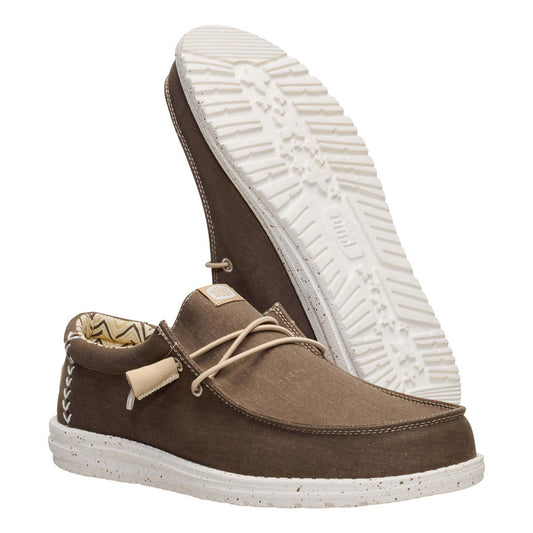 Hey Dude Uomo Wally Stretch Canvas Scarpe | Slip On Casual