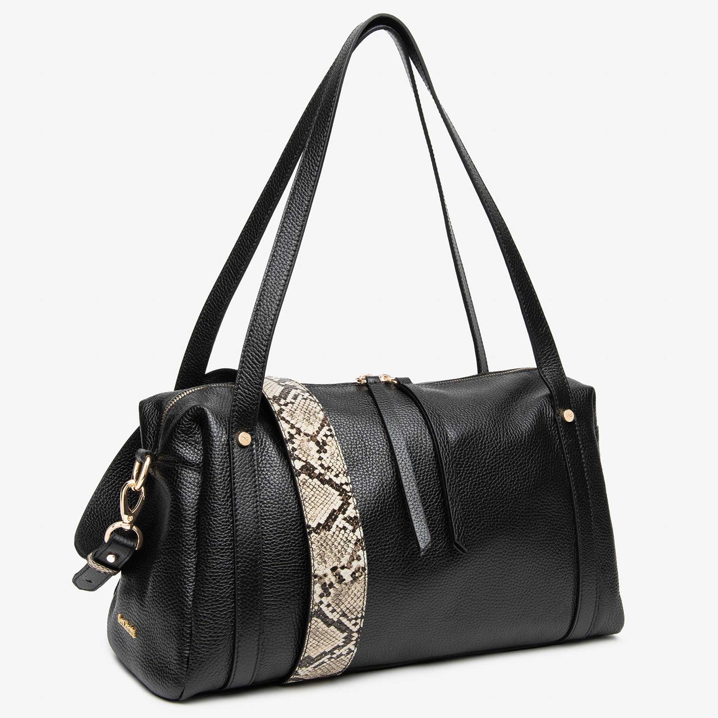 Bauletto in pelle NeroGiardini I644350D-100 donna