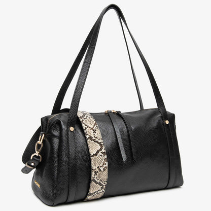 Bauletto in pelle NeroGiardini I644350D-100 donna