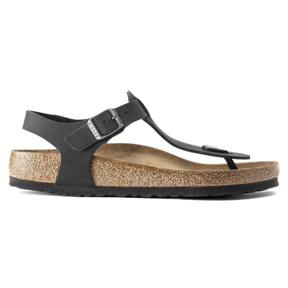 Sandali Birkenstock Kairo Nero infradito con cinturino unisex | Calzata Normale 147111 (41-47)