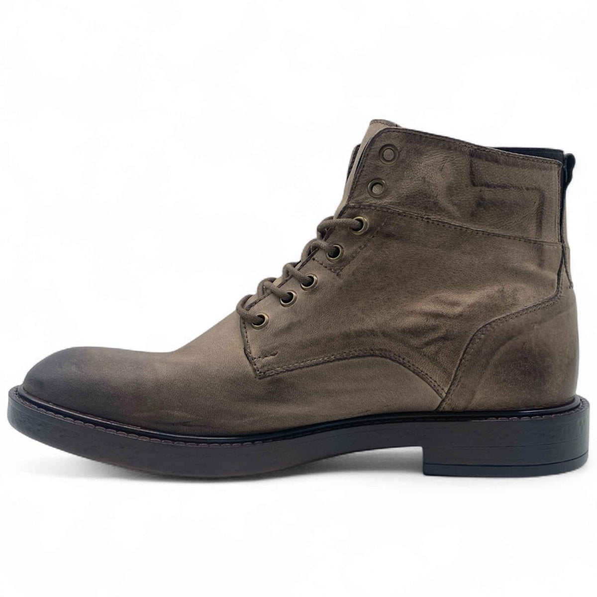 KEBO NA3010 scarpa uomo Made in Italy grigio taupe