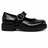 Mary Jane NeroGiardini I513970D-100 Donna in Pelle Nera | Scarpe Made in Italy