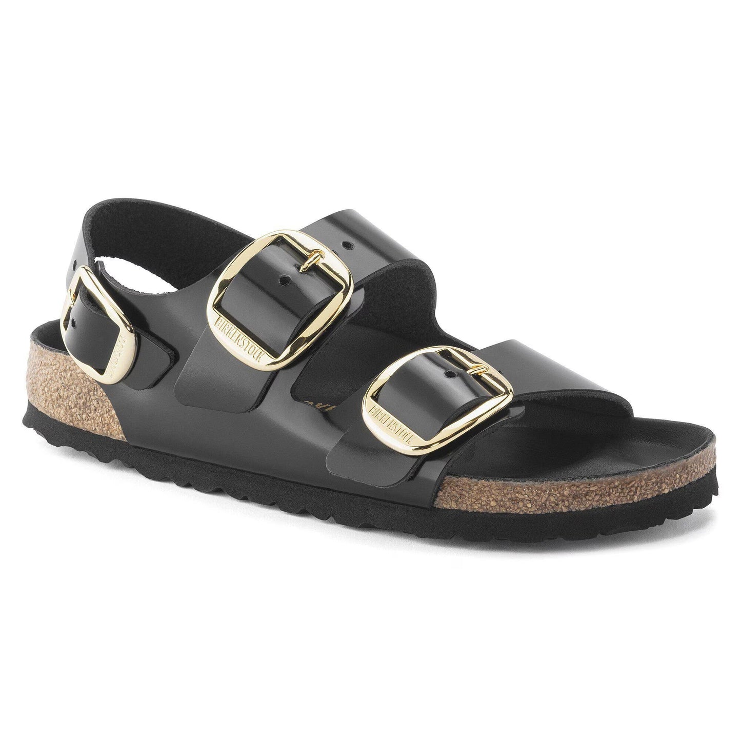 Sandali Milano Birkenstock 1024211 in pelle nero