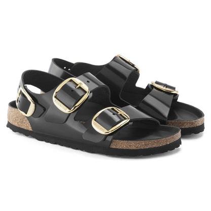 Sandali Milano Birkenstock 1024211 in pelle nero