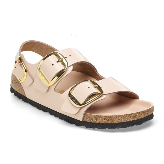 Sandali Milano Birkenstock 1026484 in pelle beige