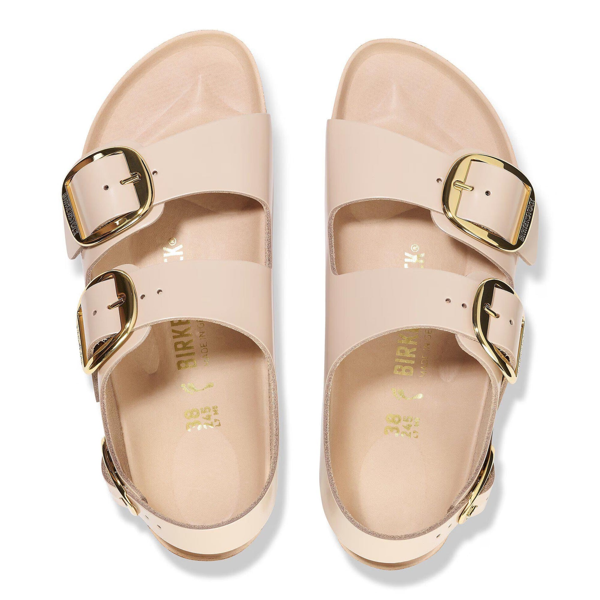 Sandali Milano Birkenstock 1026484 in pelle beige
