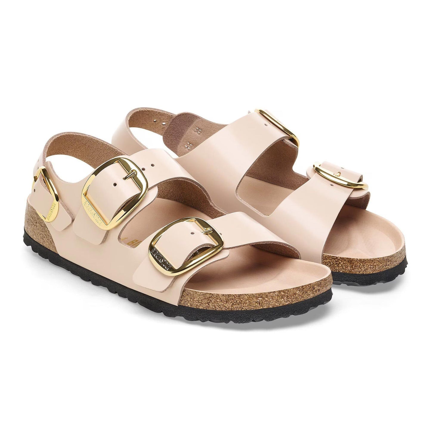 Sandali Milano Birkenstock 1026484 in pelle beige