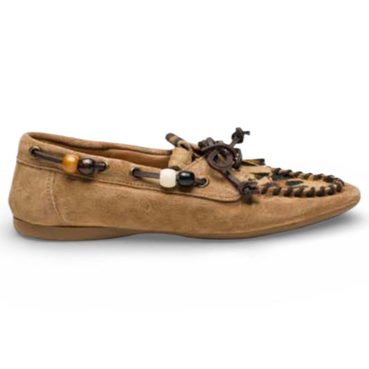 Mocassini Divine Follie "NOA07C" caramel/leo