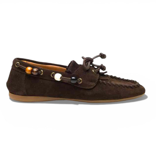 Mocassini Divine Follie "NOA07"  marrone caffè