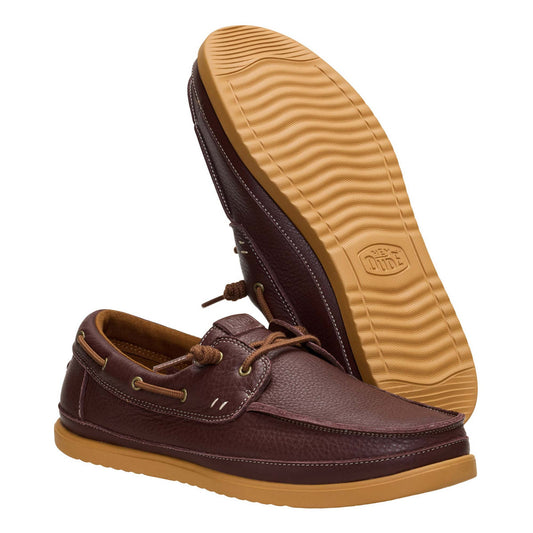 Mocassino Hey Dude Harbor Lo Craft Leather Uomo 45094-2LR | Comode, leggere, slip-on