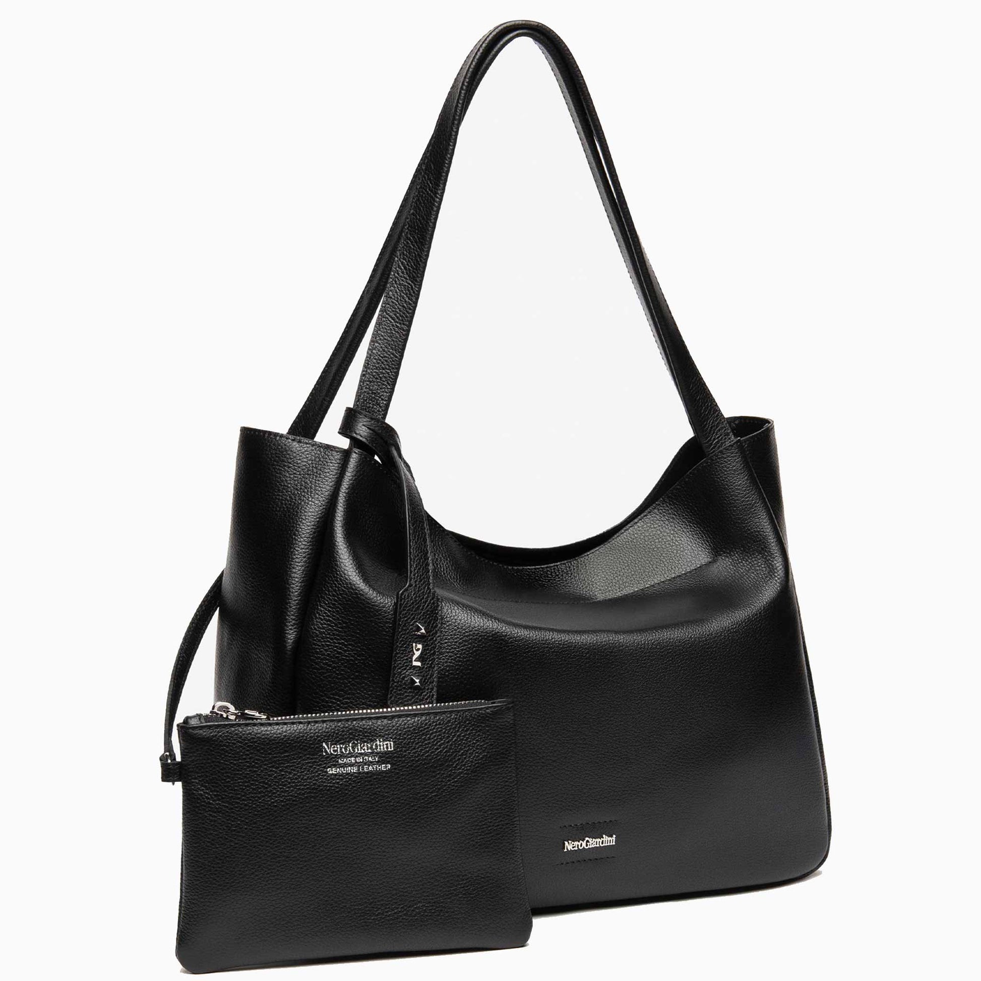 Borsa Hobo NeroGiardini I544030D-100 donna