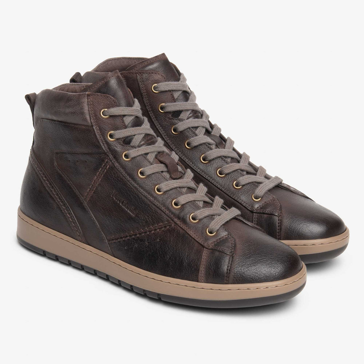 NeroGiardini I601340U-300 sneakers uomo marroni vista laterale