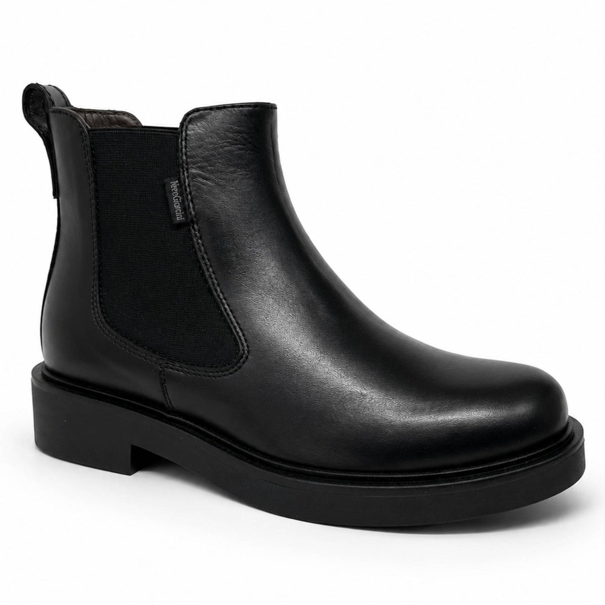 Polacchino NeroGiardini I513974D-100 | Scarpe in Pelle Donna Made in Italy