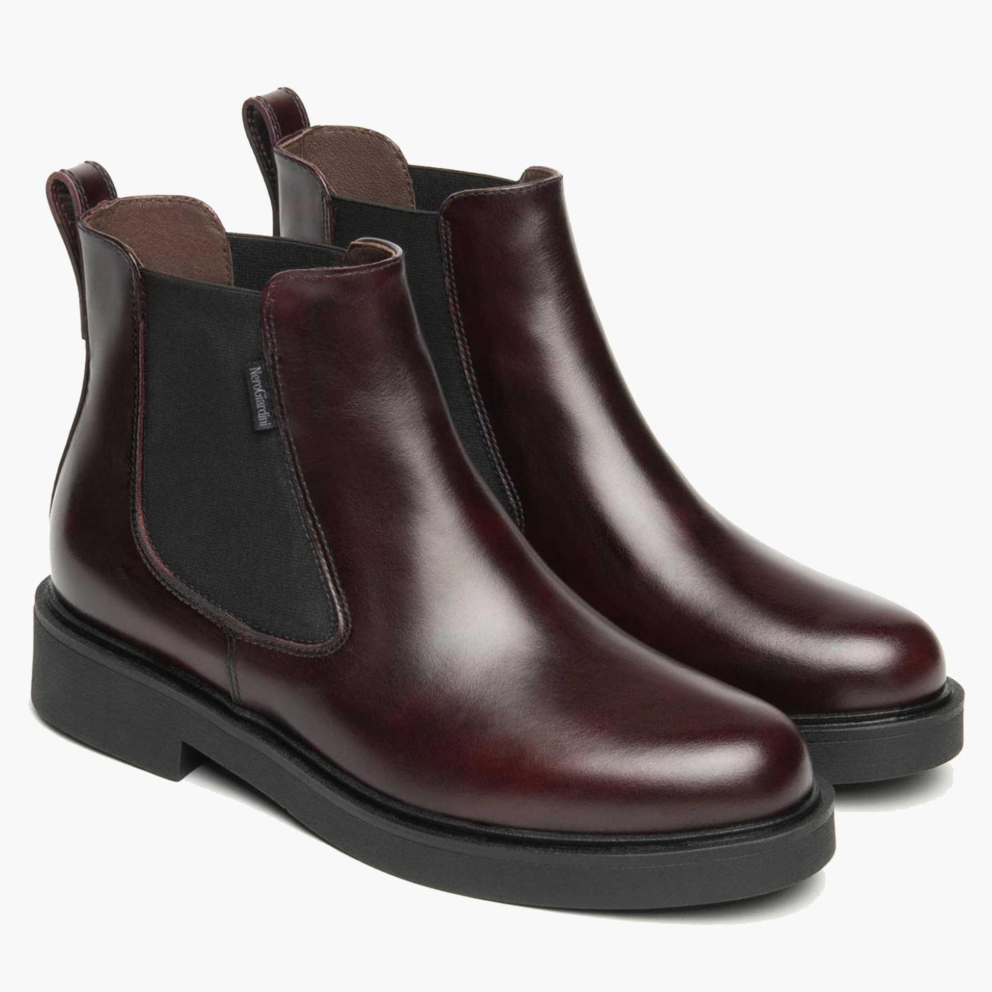Polacchino NeroGiardini I513974D-613 Bordeaux | Scarpe in Pelle Donna Made in Italy