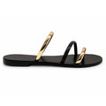 Sandali flat Nicolas Lainas 27T in Pelle marrone/rame | Tacco Basso Comodo