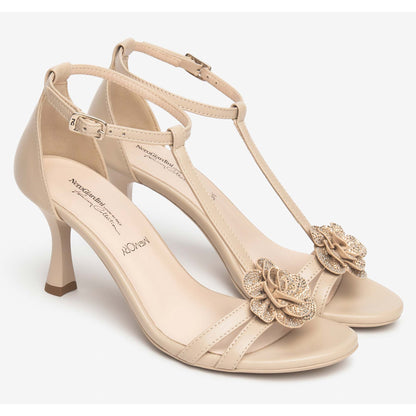 Sandali NeroGiardini donna E615642-453 con tacco alto: eleganza Made in Italy