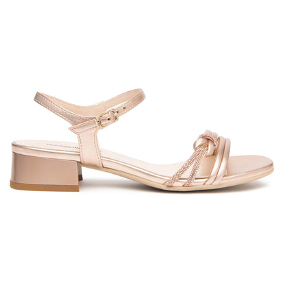 Sandali Nero Giardini Donna Tacco Basso in Pelle Rosa | E615731D-660