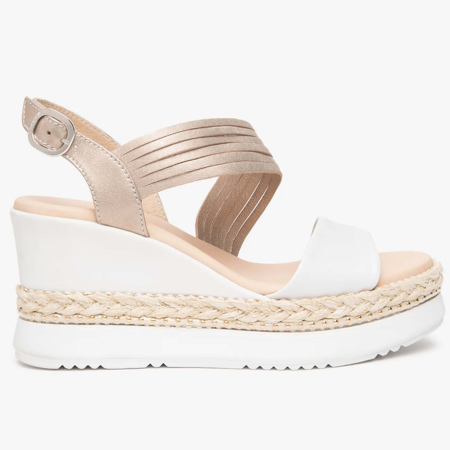 Sandali Zeppa NeroGiardini E616010-707 | Tacco 8,5 cm Comodo