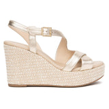 Sandali Zeppa NeroGiardini E616021-418 | Tacco 9 cm Comodo